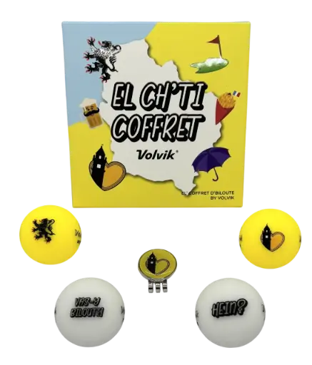 [VVC-CHTI-01] COFFRET CH'TI-4 Balles + Marque Balle-VOLVIK-26